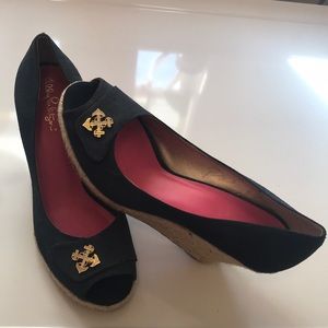 Lily Pulitzer wedges, size 8.5